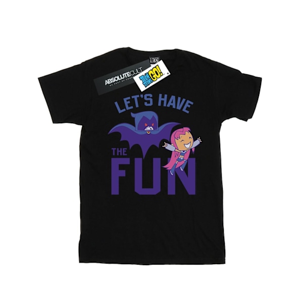 DC Comics Boys Teen Titans Go Let´s Have The Fun T-Shirt 5-6 År Black 5-6 Years