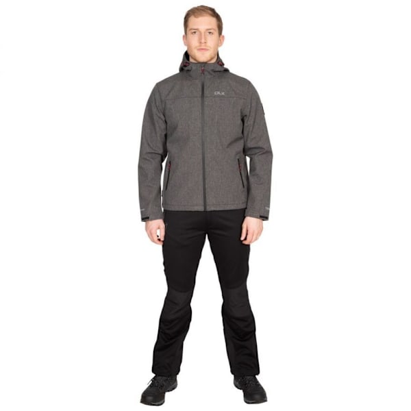 Trespass Gabe Vattentät Softshelljacka XL Svart Marl Black Marl XL