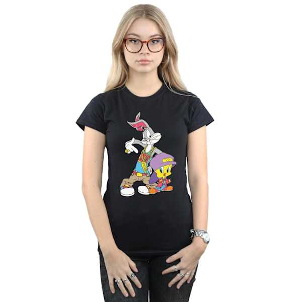 Looney Tunes Dam/Dam Bugs And Tweety Hip Hop Bomull T-shirt Black XXL