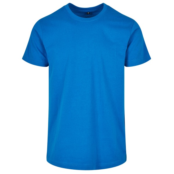Bygg ditt varumärke Herr Basic Rund Hals T-shirt S Koboltblå Cobalt Blue S