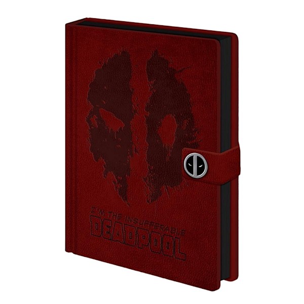 Deadpool Insufferable Splat A5 Notebook One Size Röd Red One Size
