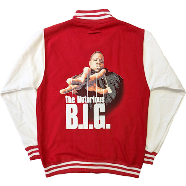 Biggie Smalls Unisex Vuxen Reachstrings Varsity Jacka M Röd/Vit Red/White M