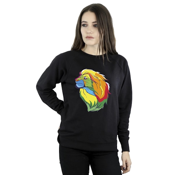 Disney Dam/Kvinnor Lejonkungen Färger Sweatshirt S Svart Black S