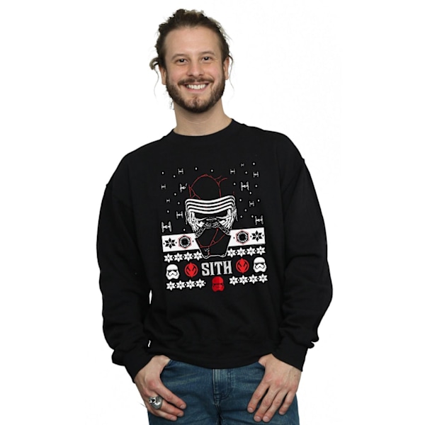 Star Wars Jul Sith Sweatshirt för män Black M