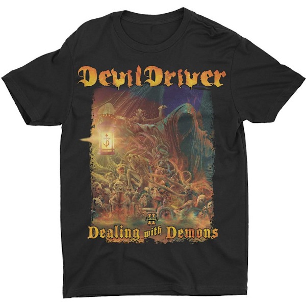 DevilDriver Unisex Adult Borrowed T-Shirt M Svart Black M