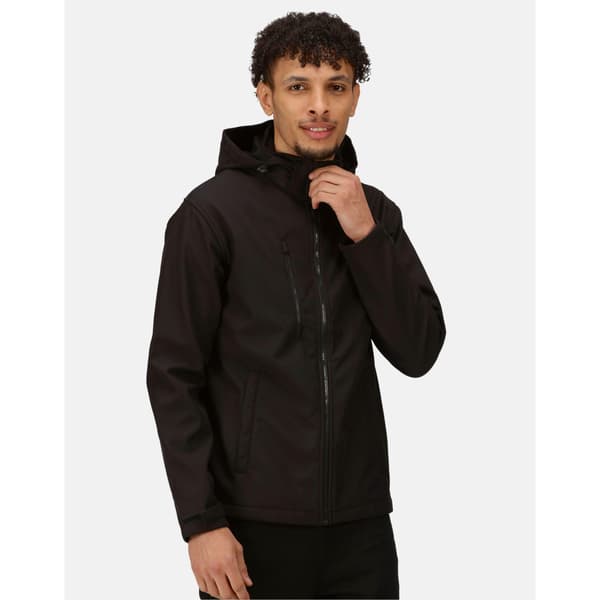 Regatta Professional Venturer Softshell 3-lagers huvjacka för män Black M