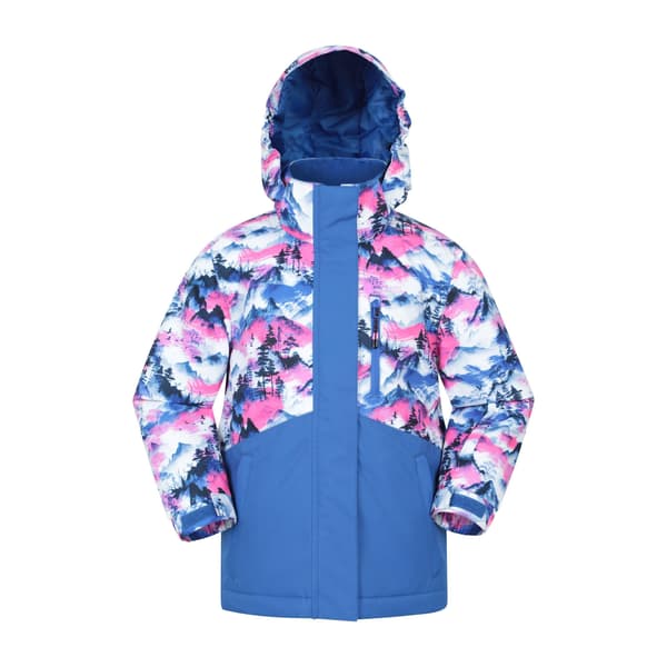 Mountain Warehouse Himalayan Abstrakt Skidjacka för Barn Dark Grey 5-6 Years