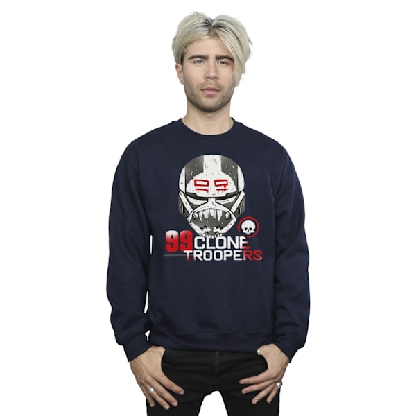 Star Wars Herr The Bad Batch 99 Clone Troopers Sweatshirt M Nav Navy Blue M