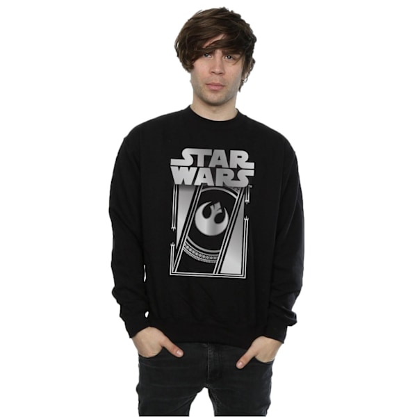 Star Wars The Last Jedi Frame Metallic Sweatshirt L Svart Black L