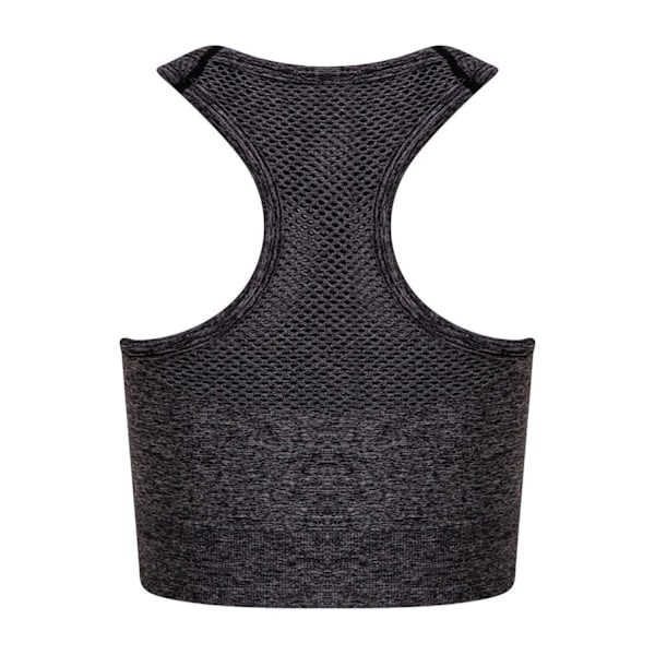 Tombo Girls Seamless Crop Top 5-6 år Gråmelerad Grey Marl 5-6 Years