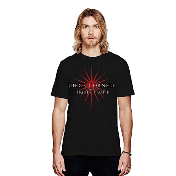 Chris Cornell Unisex Adult Higher Truth Bomull T-shirt S Svart Black S