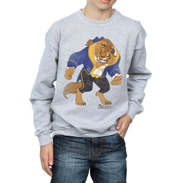 Disney Boys Beauty And The Beast Classic Beast Sweatshirt 5-6 Y Sports Grey 5-6 Years