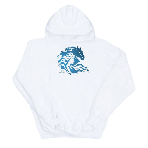 Disney Girls Frozen 2 Nokk Silhouette Hoodie 5-6 år Vit White 5-6 Years