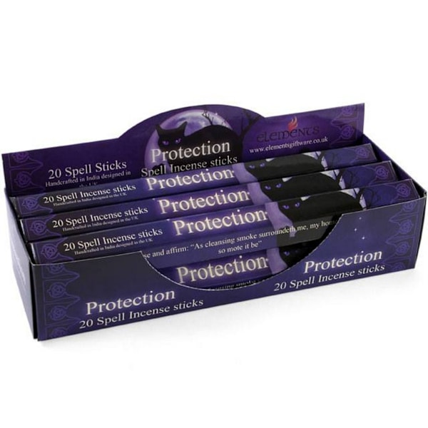 Elements Protection Spell Rökelsepinnar (Låda med 6 paket) En S Purple One Size