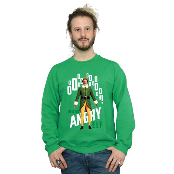 Elf Herr Angry Elf Sweatshirt M Irländsk Grön Irish Green M