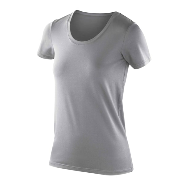 Spiro Womens/Ladies Impact Softex Kortärmad T-shirt M Cloudy Cloudy Grey M