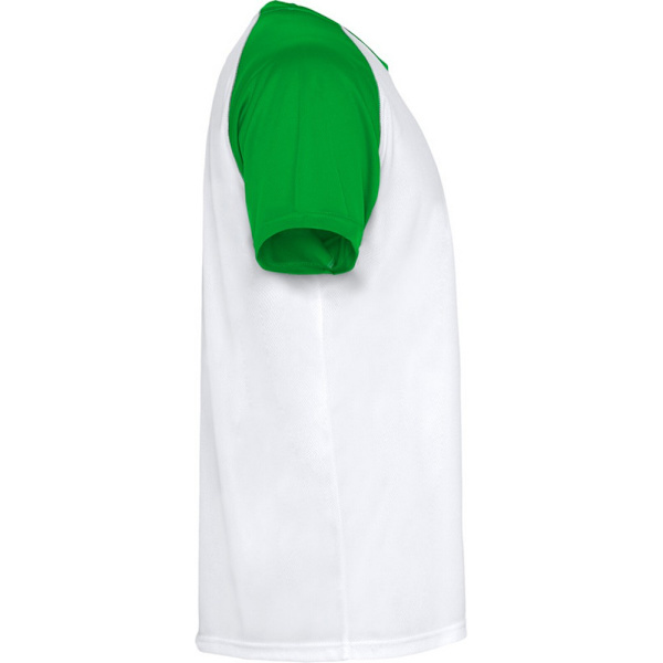 Roly Barn/Barn Indianapolis Kortärmad Sport T-shirt 4 White/Fern Green 4 Years