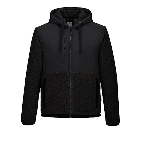 Portwest Herr KX3 Borg Fleecejacka M Svart Black M