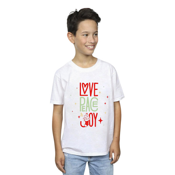 Disney Boys The Aristocats Marie Love Peace Joy T-shirt 12-13 år White 12-13 Years