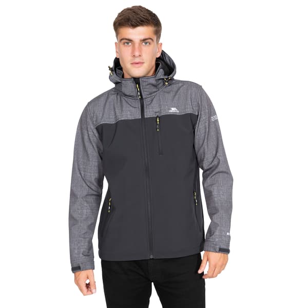 Trespass Abbott Softshell Jacka S Mörkgrå Marl Dark Grey Marl S