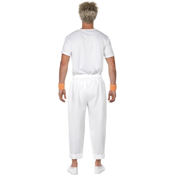 Smiffys Unisex Vuxen Made In 80s Kostymset M R Vit/Svart White/Black M R
