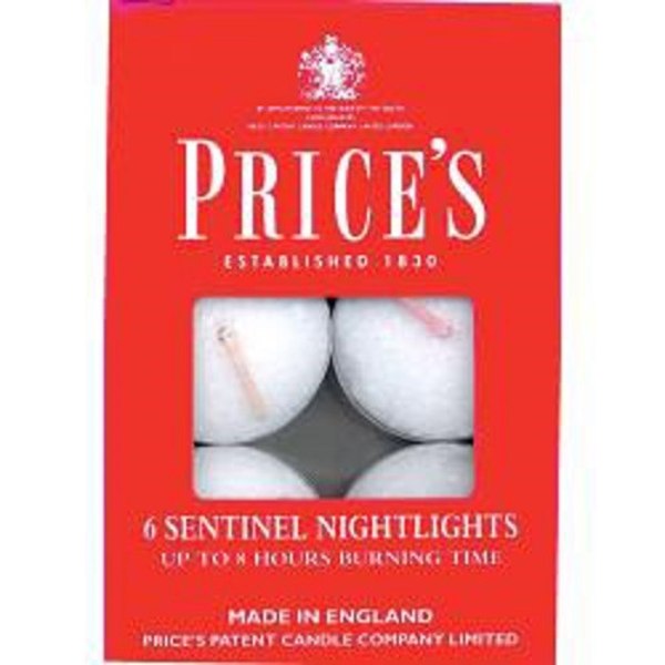 Priser Ljus Sentinel Nightlights (pack med 6) 6 x 23 x 35 mm W White 6 x 23 x 35mm