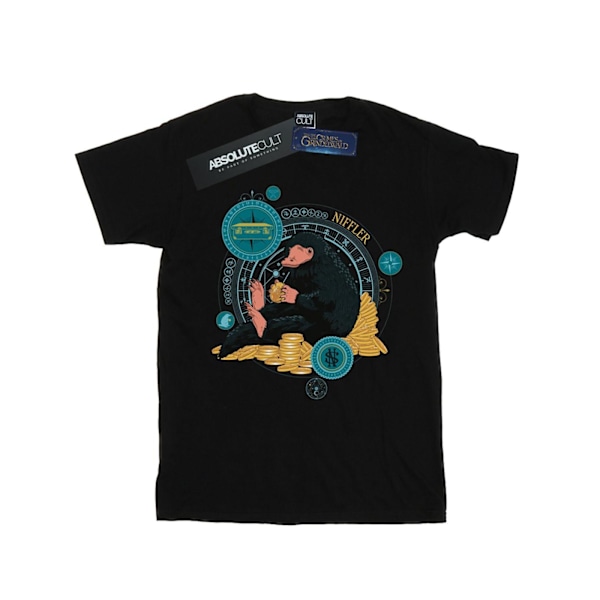 Fantastiska vidunder Pojkar Sittande Niffler T-shirt 7-8 år Svart Black 7-8 Years