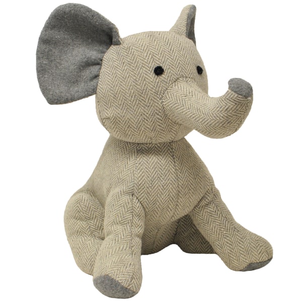 Riva Home Elephant Doorstop One Size Grå Grey One Size