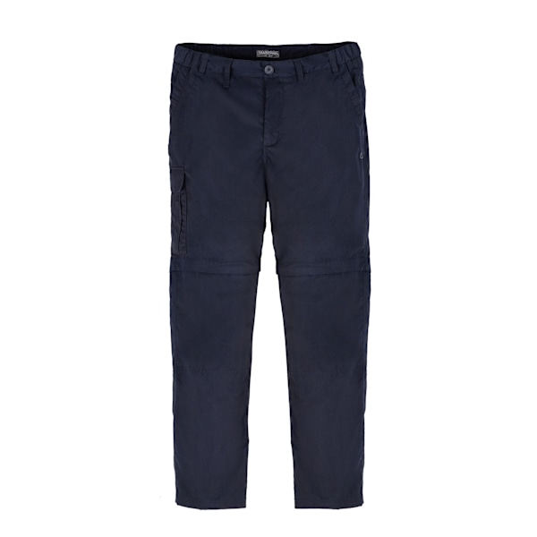 Craghoppers Mens Expert Kiwi Konvertibla Skräddarsydda Cargobyxor Dark Navy 36S