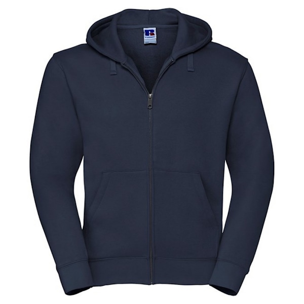 Russell Herr Authentic Full Zip Hoodie 4XL Fransk Marinblå French Navy 4XL