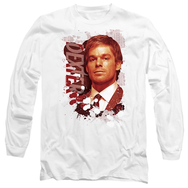 Dexter Unisex Vuxen Splatter T-Shirt S Vit White S