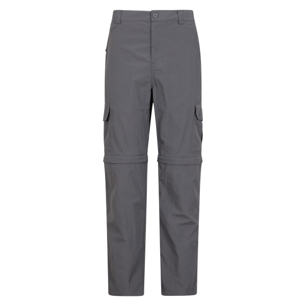 Mountain Warehouse Mens Explore Zip-Off Trousers 38S Grå Grey 38S