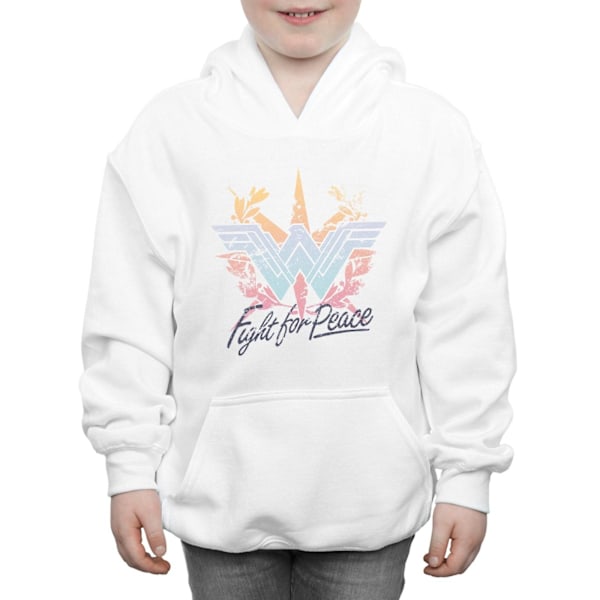 DC Comics Boys Wonder Woman Fight For Peace Hoodie 12-13 år White 12-13 Years