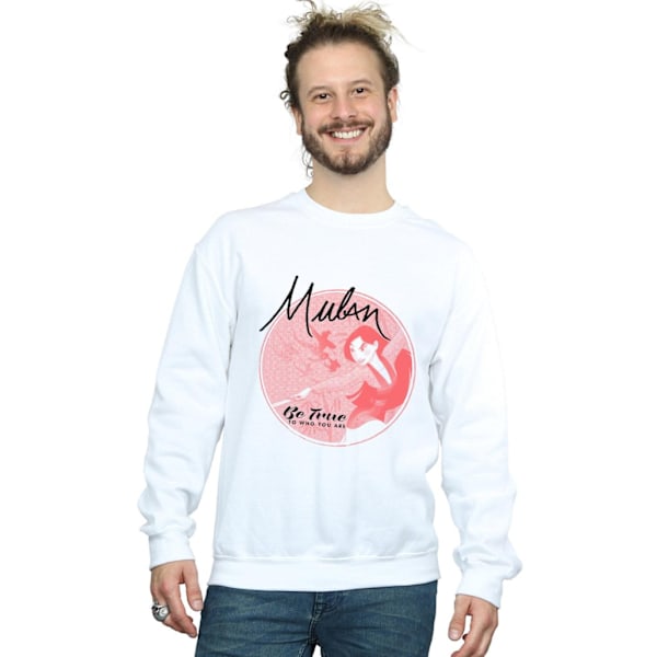 Disney Herr Mulan Be True Sweatshirt 3XL Vit White 3XL