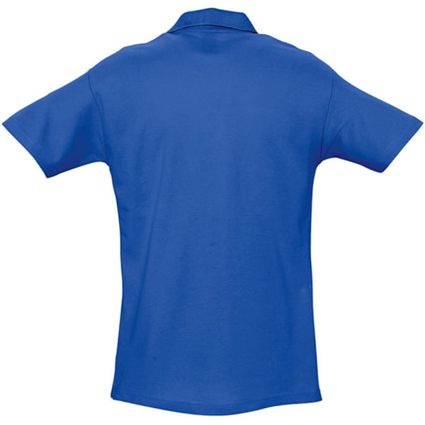 SOLS Herr Spring II Kortärmad Tungvikts Poloskjorta 4XL Roy Royal Blue 4XL