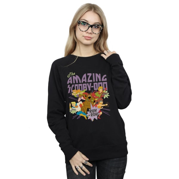 Scooby Doo Dam/Damer The Amazing Scooby Sweatshirt M Svart Black M