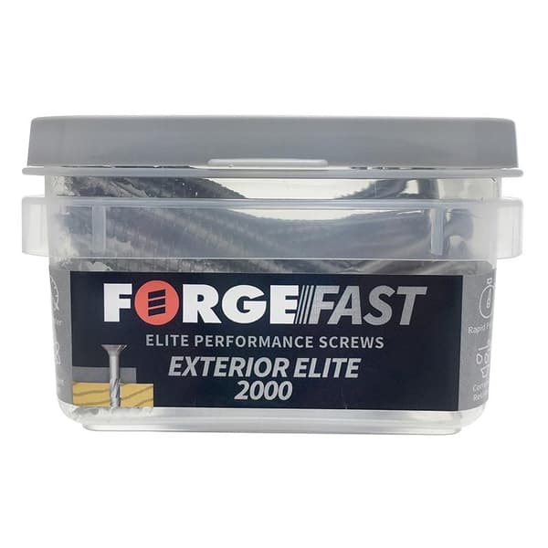 Forgefix Forgefast Träskruv för Utomhusbruk, Pozi 5 x 80mm Förpackning med 110 Multi Colour 5 x 80mm Box 110