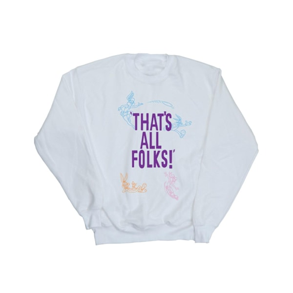 Looney Tunes Dam/Damer That´s All Folks Sweatshirt M Vit White M