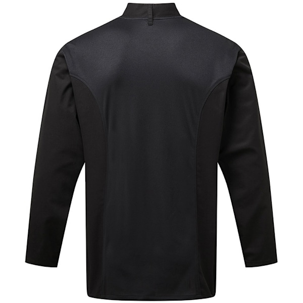 Premier Coolchecker Långärmad Kockjacka Herr XS Svart Black XS