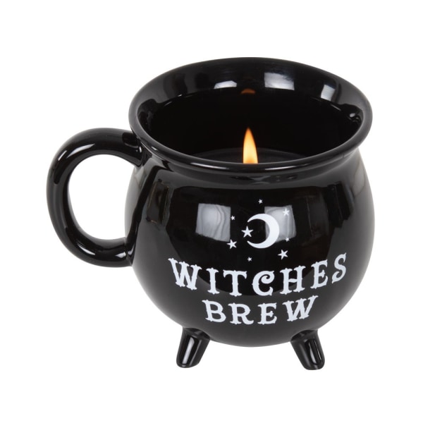 Något annat Witches Brew Cauldron Ljusstake One Siz Black/White One Size