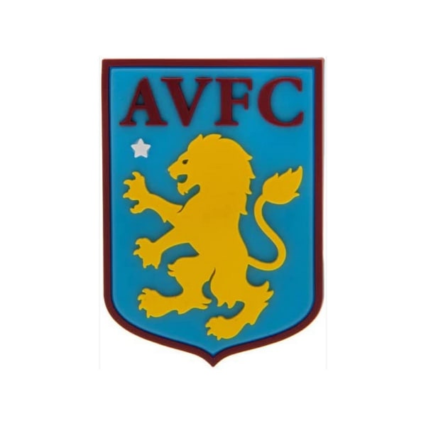 Aston Villa FC Kylskåpsmagnet One Size Gul/Sky Blue/Claret Re Yellow/Sky Blue/Claret Red One Size
