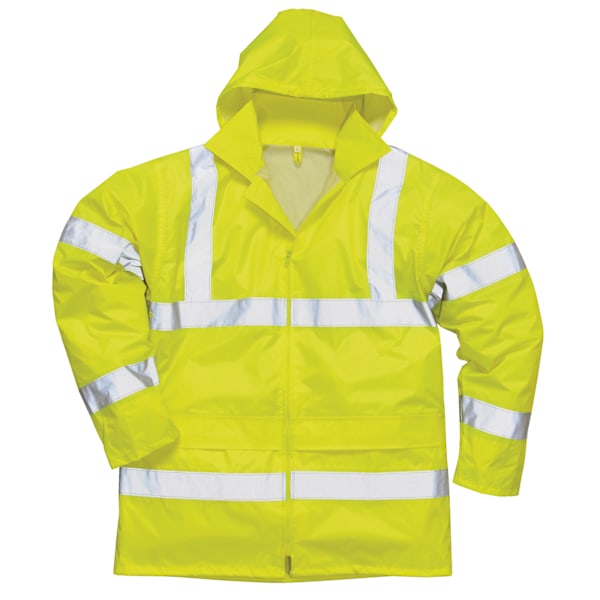 Portwest Hi-Vis regnjacka (H440) / Säkerhetskläder / Arbetskläder S Gul Yellow S