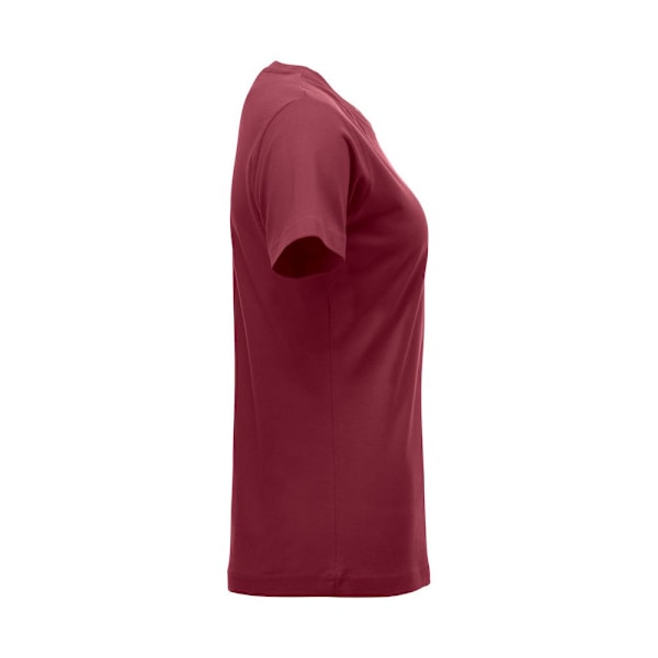 Clique Dam/Kvinnor Nya Klassiska T-Shirt S Bourgogne Burgundy S