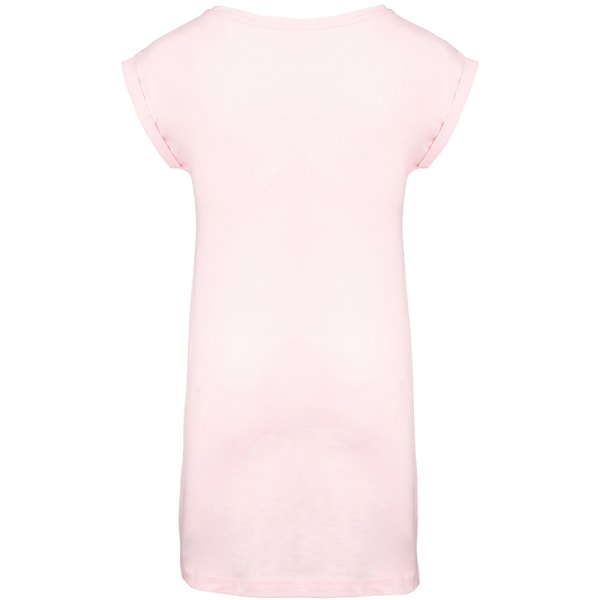 Kariban Dam/Dam T-shirtklänning L/XL Ljusrosa Pale Pink L/XL