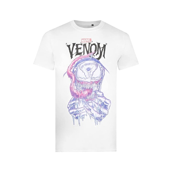 Venom Mens Evil Grin T-Shirt M Vit/Blå/Rosa White/Blue/Pink M
