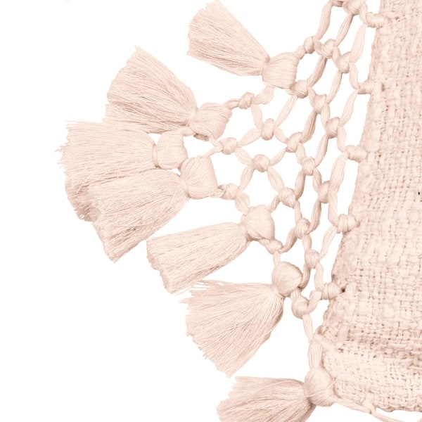 Yard Anko Tofs Macramé Kuddfodral 40cm x 40cm Blush Blush 40cm x 40cm