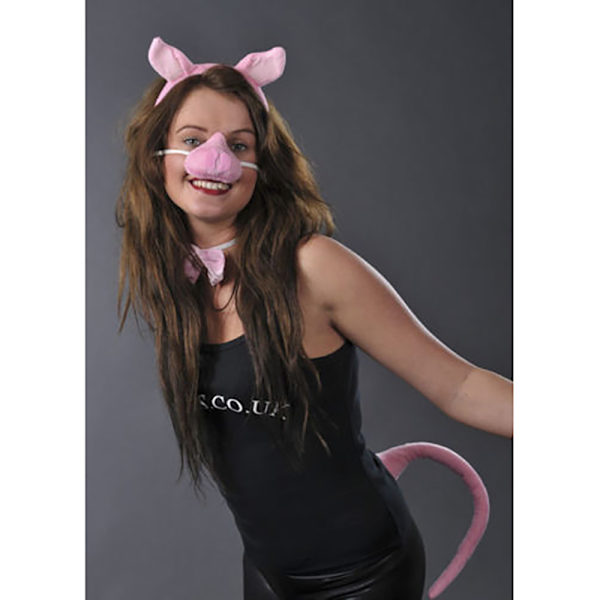Bristol Novelty Unisex Gris Fancy Dress Tillbehör Set Med Ljud Pink One Size