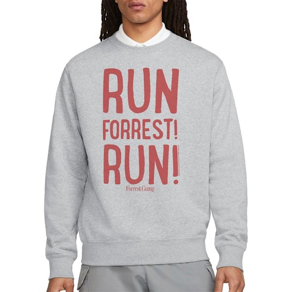 Forrest Gump Unisex Vuxen Run Forrest! Run Sweatshirt XL Sport Sport Heather XL