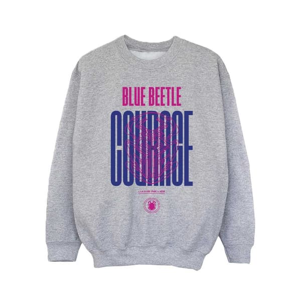 Blue Beetle Herr Courage Sweatshirt M Sportgrå Sport Grey M
