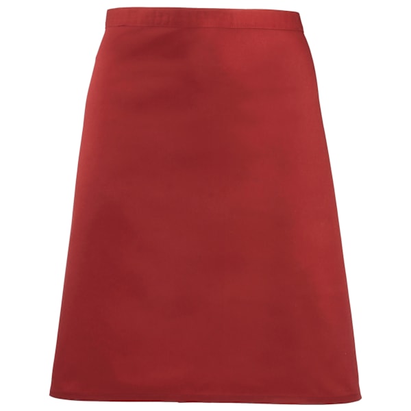 Premier Dam/Kvinnors Midjeklänning Förkläde (2-pack) En Storlek Röd Red One Size